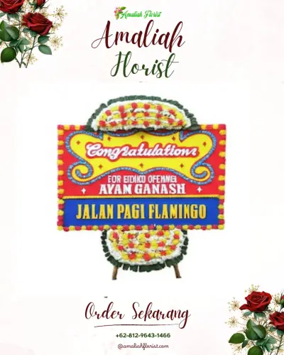 Bunga Papan Congratulation di 11 Ulu